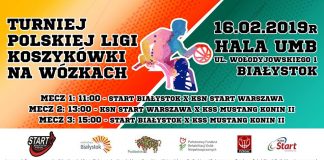 Plakat Turniej Polskiej Ligi Koszykówki na Wózkach