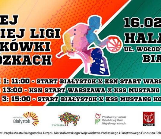 Plakat Turniej Polskiej Ligi Koszykówki na Wózkach