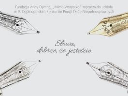 Plakat Konkurs: Słowa dobrze że jesteście