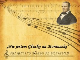 Plakat Nie jestem głuchy na Moniuszkę