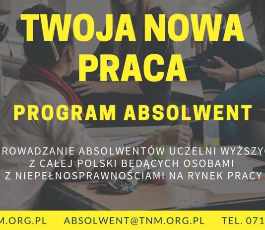 Twoja nowa praca - program Absolwent