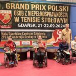 na zdjęciu znajdują się zwycięzcy grandprix w tenisie stołowym