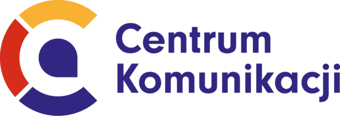 logo_CK_poz_001_1 Logo Centrum Komunikacji dla Osób z Niepełnosprawnościami – stylizowana litera „C” w kolorach czerwonym, żółtym i granatowym oraz nazwa organizacji