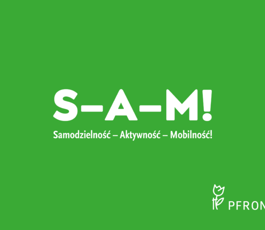 Logo programu „Samodzielność – Aktywność – Mobilność!” oraz informacja o zmianach w zasadach programu obowiązujących od 1 lipca 2026 roku.
