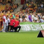 Kibice z niepełnosprawnościami podczas akcji Stadiony Bez Barier na meczu Jagiellonii Białystok